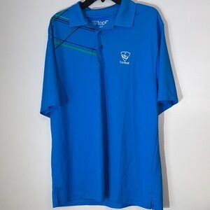 Top Golf Men's Classic Blue Polo Shirt‎ XL